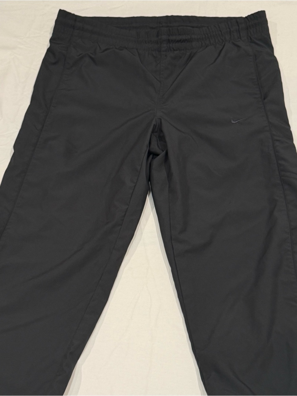 Vintage Nike Track Pants Mens Fits XL Gray Athletic Dept Woven Lined Zip Baggy